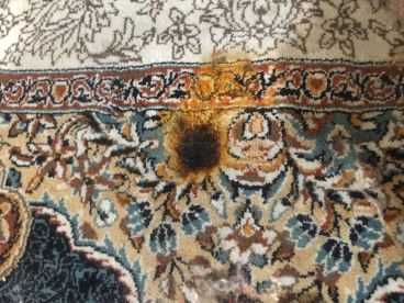 روش رفع سوختگی فرش